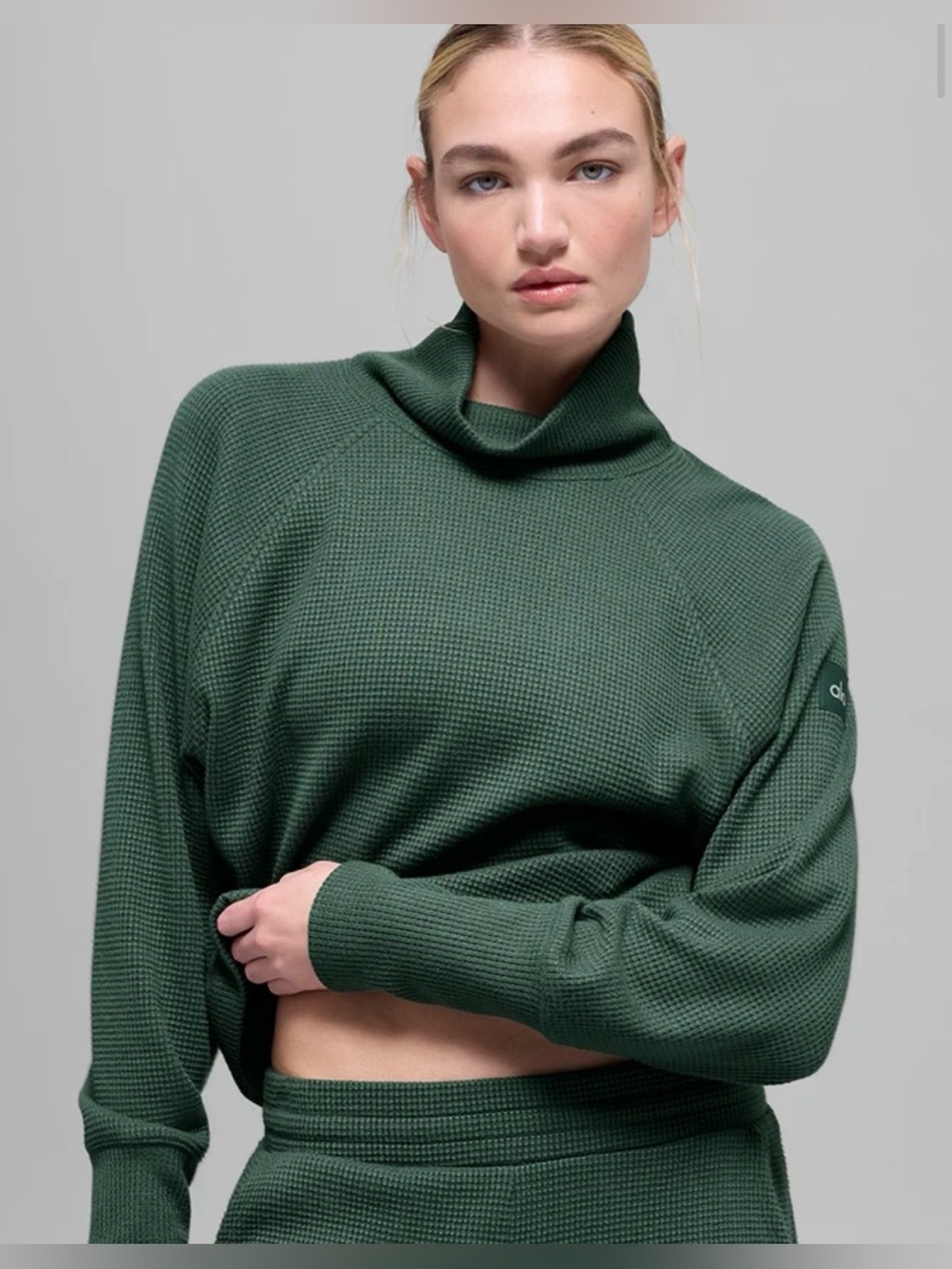 ALO Yoga Waffle Weekend
Escape Mock Neck Sweatshirt
Clover